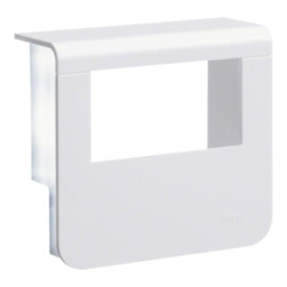 Hager Partie supérieure porte-appareils SL 20x55 mm blanc trafic SL200559329016