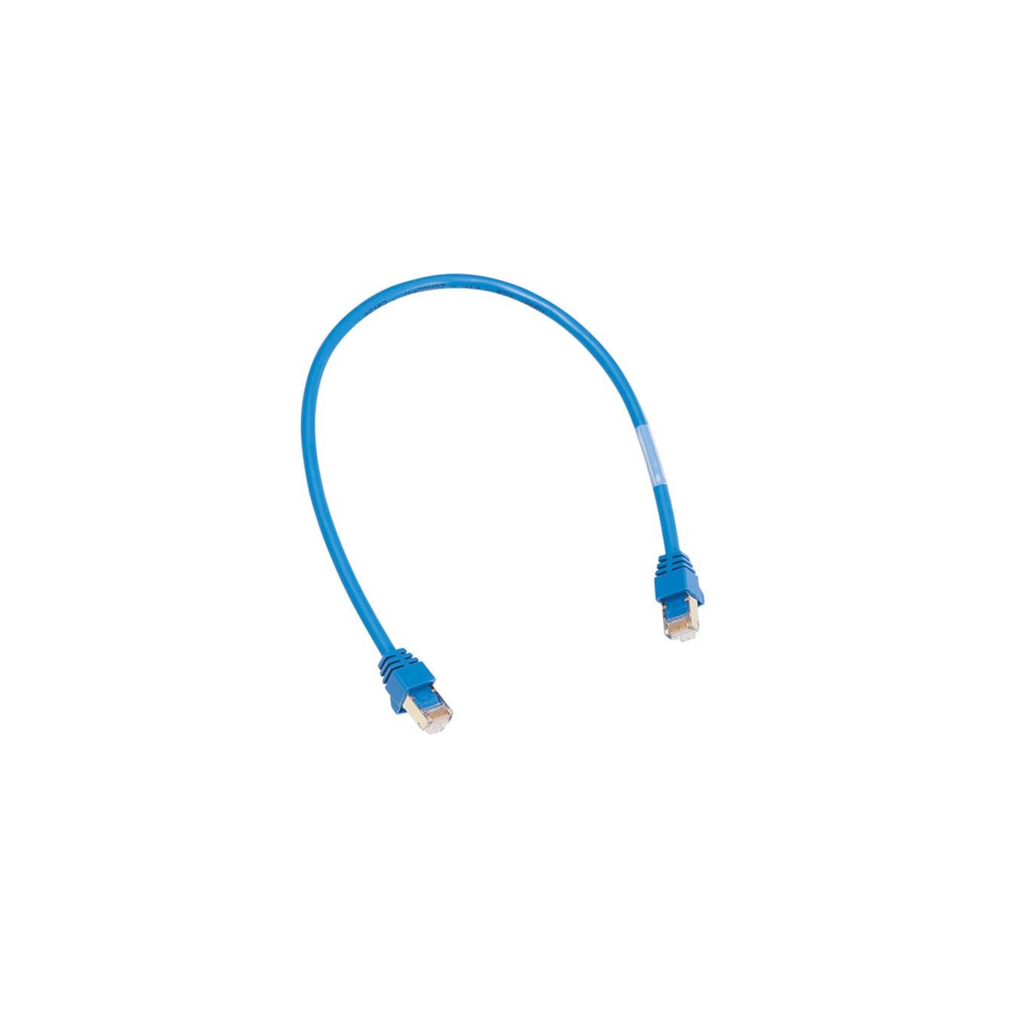 Hager Patch-Leitung 2xRJ45 Steck.bl 1m ZZ45WAN100