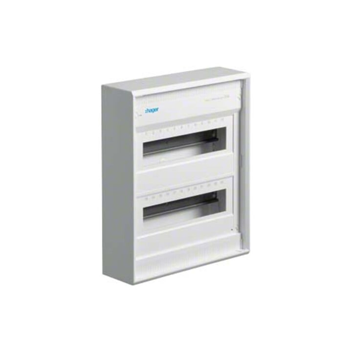 Hager Petit tableau de distribution, AP Volta IP30, 2x12PLE, DIN4387 VA24CN