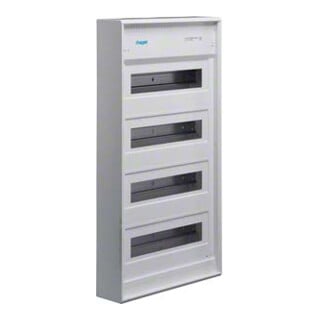 Hager Petit tableau de distribution, AP Volta IP30, 4x12PLE, DIN4387 VA48CN