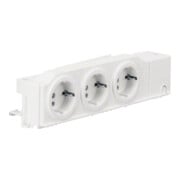 Hager Prise 3 pôles, pivotante à 90° VZ00AS-1