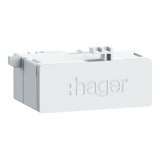 Hager Prise RJ45 Patch 180° IP20 CAT6A ZZ45WAN2PP