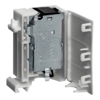 Hager Prise RJ45 pour rail DIN, IP2X ZZ45ZPH6