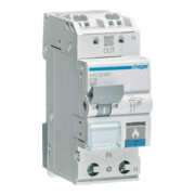Hager Protection contre les défauts d'isolement 1P+N, 6kA, B-10A, 2M ARC910D-1
