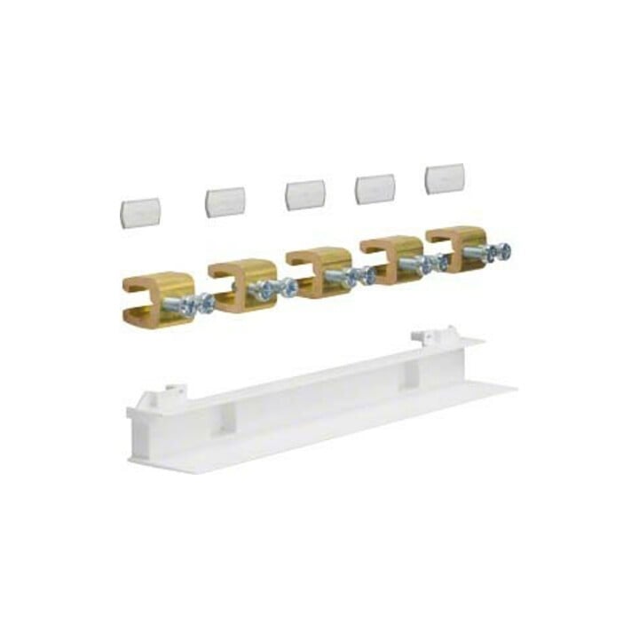 Hager Sammelschienenverbinder 5-pol.250A 12x5mm CU ZM15F