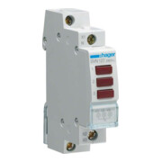 Hager Signal lumineux LED 3x rouge, 230VAC SVN127-1