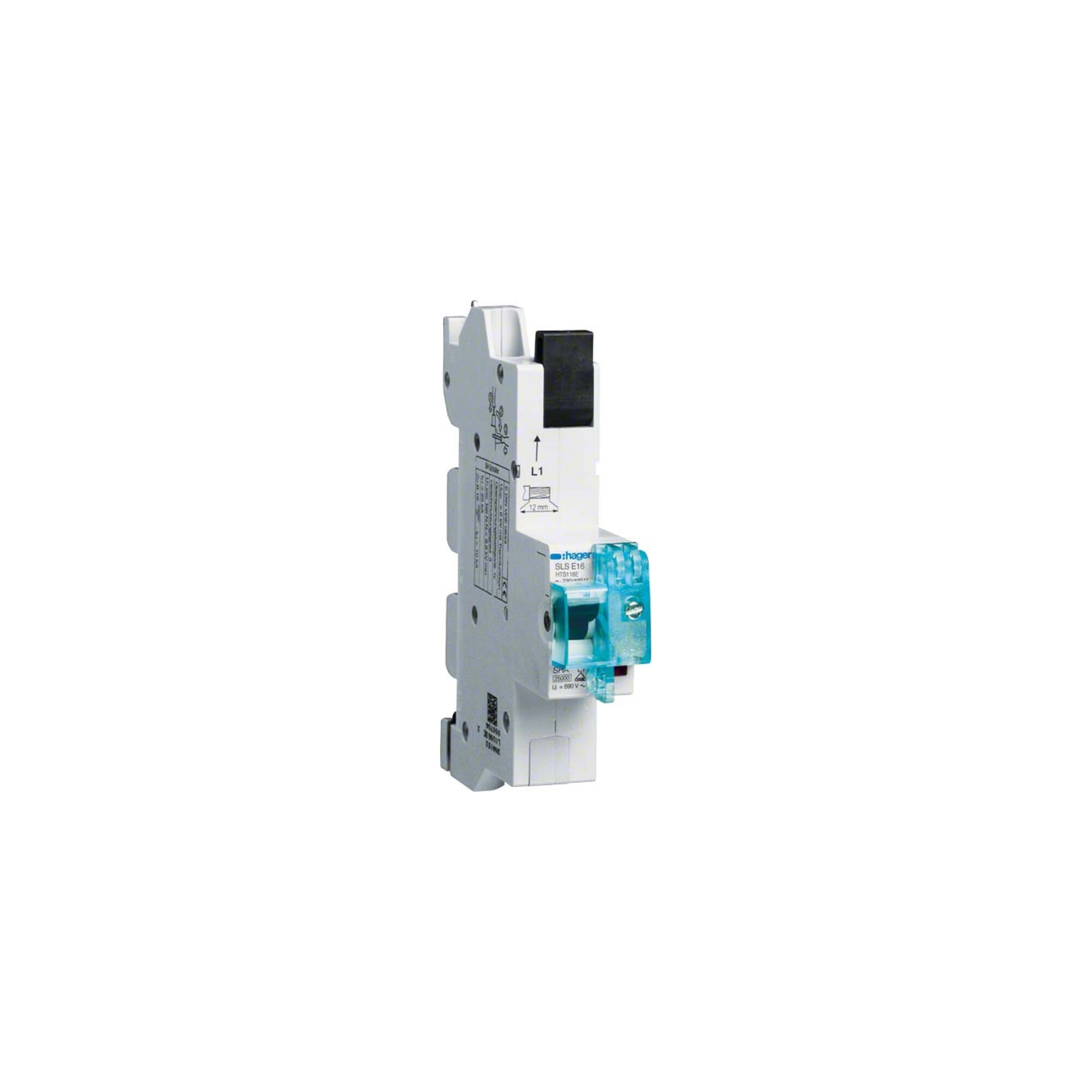 Hager SLS-Schalter 16A m.Steckadap HTS116E