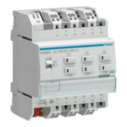 Hager Sortie commutateur/volet KNX 6/3f,16A,C-Charge TXA606D-1