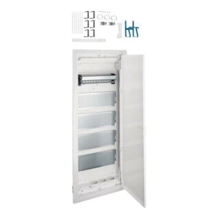Hager Tableau de distribution encastré Volta 5 rangées VU60NW