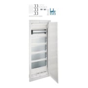 Hager Tableau de distribution encastré Volta 5 rangées VU60NW-1