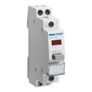 Hager Taster 2S rot,230VAC SVN432