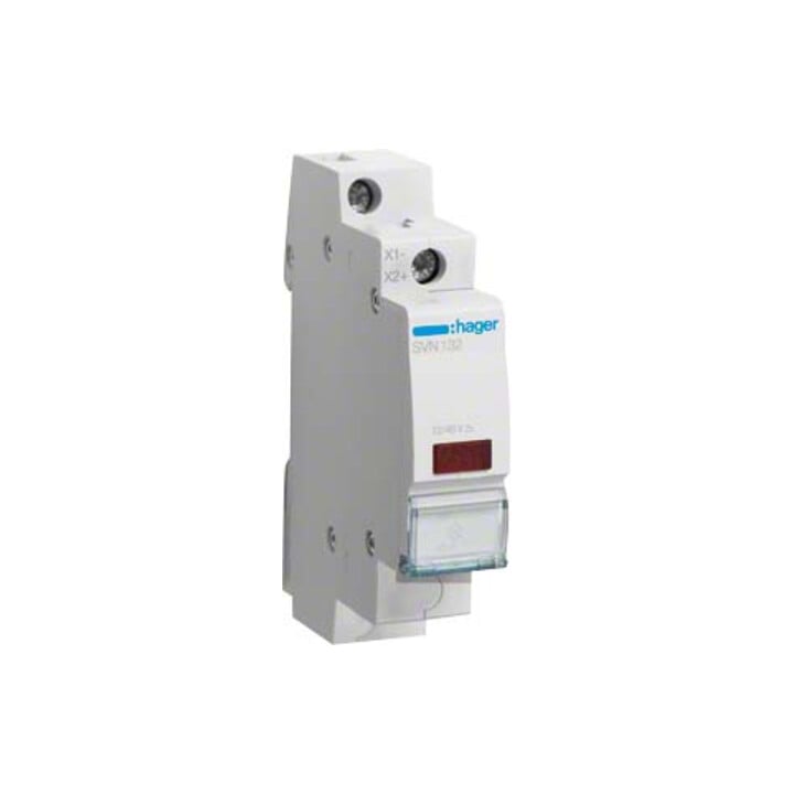 Hager Témoin lumineux LED rouge, 12V SVN132