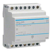 Hager Transformateur de sécurité 12V/1,33A ou 24V/0,67A ST313-1