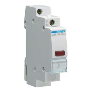 Hager Voyant LED rouge, 230VAC SVN122