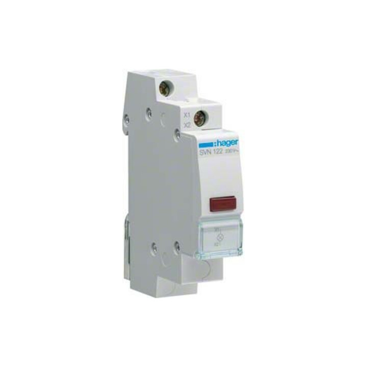 Hager Voyant LED rouge, 230VAC SVN122
