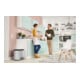 Hailo Öko duo Plus L, Poubelle à pédale, 17 + 9 ltr, inox-5