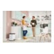 Hailo Öko duo Plus M, Poubelle à pédale, 2x9 l, blanc-2