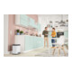 Hailo Öko duo Plus M, Poubelle à pédale, 2x9 l, blanc-4