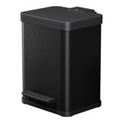 Hailo Öko duo Plus M, Poubelle à pédale, 2x9 l, noir