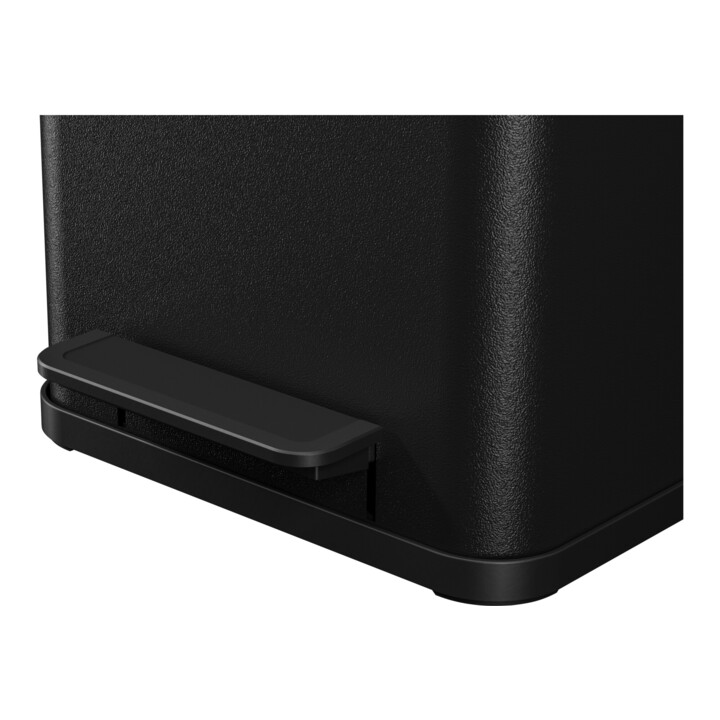 Hailo Öko duo Plus M, Poubelle à pédale, 2x9 l, noir