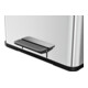 Hailo Öko trio Plus L, Poubelle à pédale, 3x9 l, inox-5