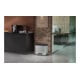 Hailo Öko trio Plus L, Poubelle à pédale, 3x9 l, inox