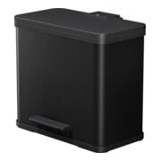 Hailo Öko trio Plus L, Poubelle à pédale, 3x9 l, noir