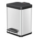 Hailo Öko uno Plus M, poubelle à pédale, 17 l, inox-1
