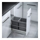 Hailo Abfallsammler 3669001 Tandem 300/30 Dunkelgrau-1
