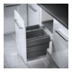 Hailo Abfalltrennsystem 3608521 Cargo Synchro 500 46-1