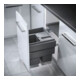 Hailo Abfalltrennsystem 3608531 Cargo Synchro 500 44-1