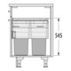 Hailo Abfalltrennsystem 3619731 EuroCargo 450/76 dunkelgrau-4