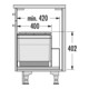 Hailo Abfalltrennsystem 3631681 Triple XL 600/56-2