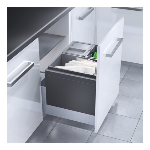 Hailo Abfalltrennsystem 3631691 Triple XL 600/54