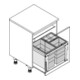 Hailo Abfalltrennsystem 3631691 Triple XL 600/54-5