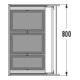 Hailo Abfalltrennsystem 3631881 Triple XL 800/74-5