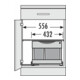 Hailo Abfalltrennsystem 3644801 Raumspar Tandem S Plus-4