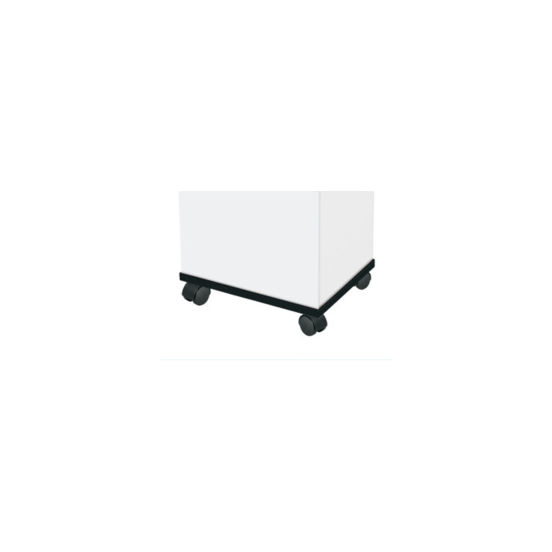 Hailo Accessoires pour Big-Box 40/60 Roulettes emboîtables noir