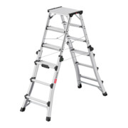 Hailo Alu-échelle télescopique double Master DTL100 2x4 - 2x6 marches