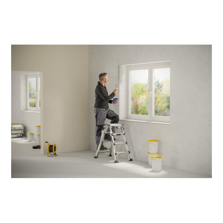 Hailo Alu-échelle télescopique double Master DTL100 2x4 - 2x6 marches