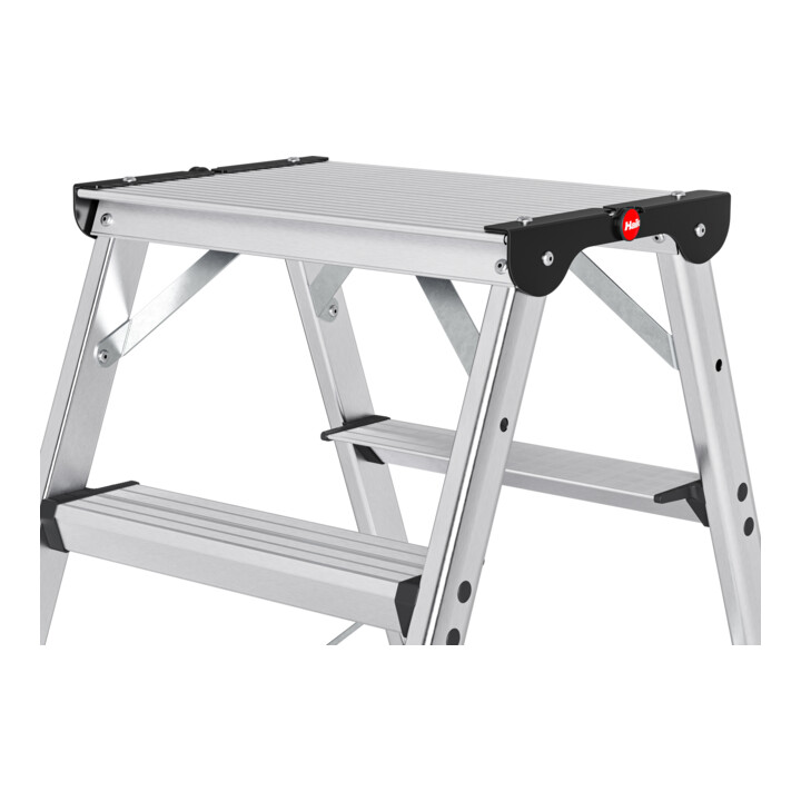 Hailo Alu-échelle télescopique double Master DTL100 2x4 - 2x6 marches