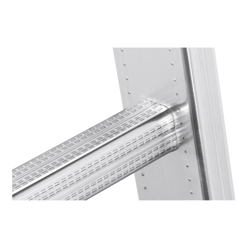 Hailo S80 ProfiStep duo, Aluminium-Schiebeleiter 2-teilig, 2x18 Sprossen