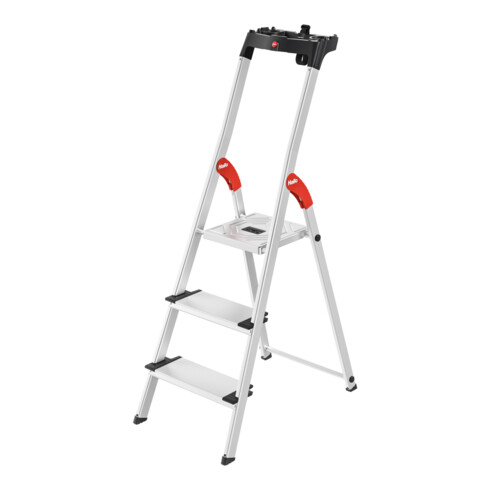 Hailo Alu-Sicherheits-Stehleiter L80 ComfortLine