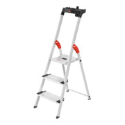 Hailo Alu-Sicherheits-Stehleiter L80 ComfortLine