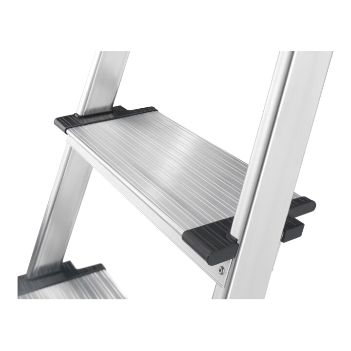 Hailo Alu-Sicherheits-Stehleiter L80 ComfortLine, 3 Stufen