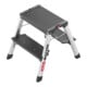 Hailo Aluminium-Doppelstufen-Trittleiter Master D70 2 x 2 Stufen