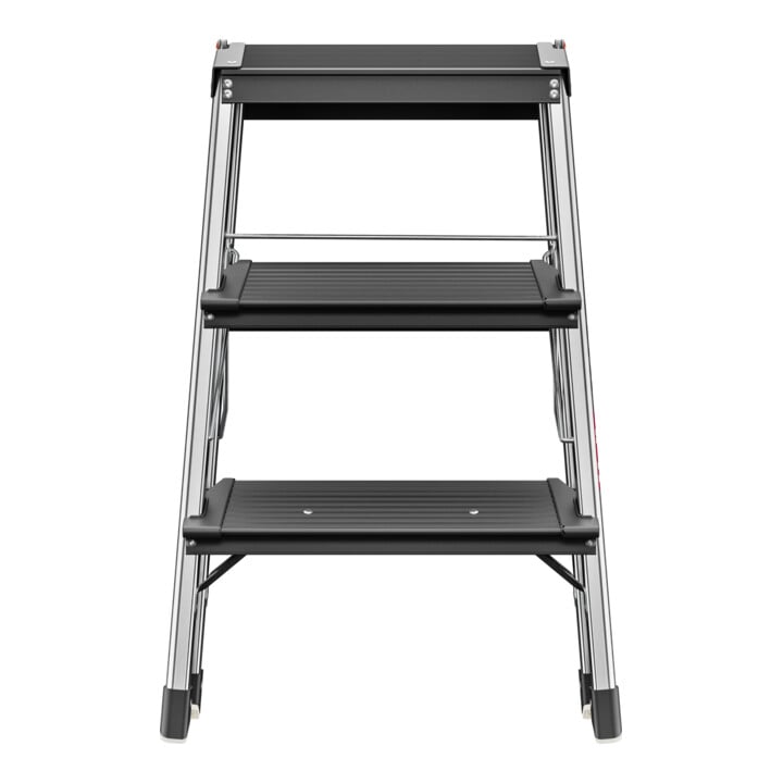 Hailo Aluminium-Doppelstufen-Trittleiter Master D70 2 x 3 Stufen