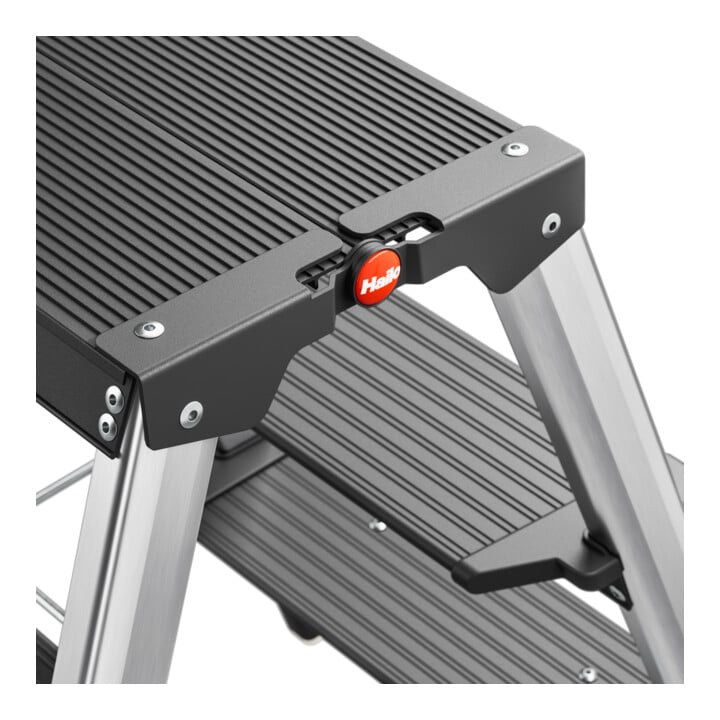 Hailo Aluminium-Doppelstufen-Trittleiter Master D70 2 x 3 Stufen