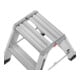 Hailo Aluminium-Doppelstufen-Trittleiter Master D80 2 x 2 Stufen