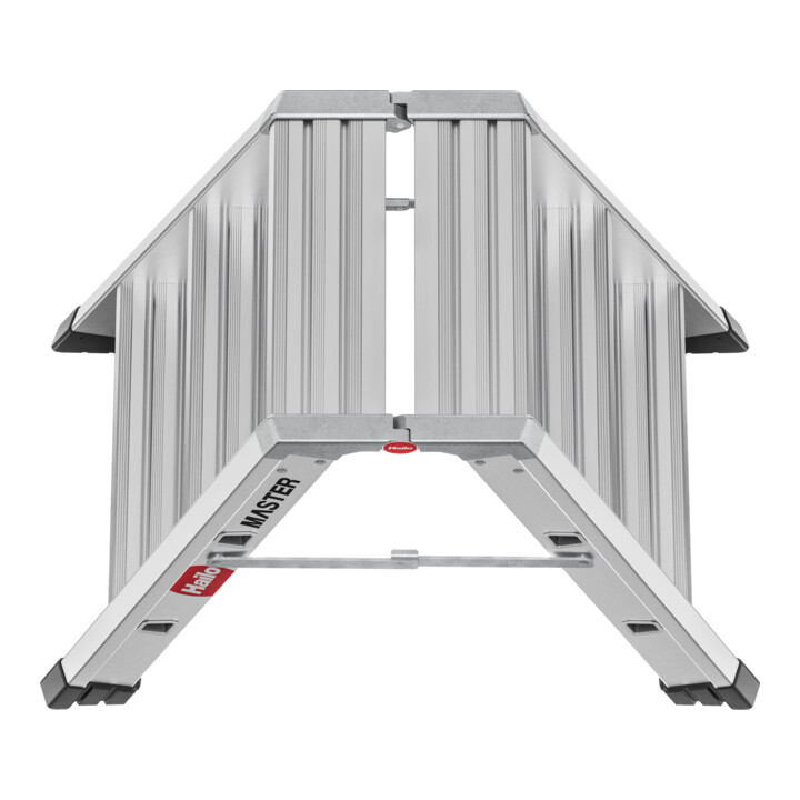 Hailo Aluminium-Doppelstufen-Trittleiter Master D80 2 x 3 Stufen